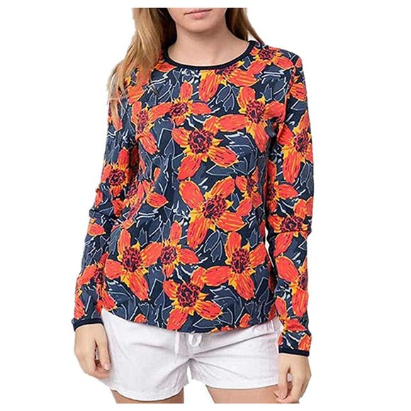 NEW Hang Ten Long Sleeve Rashguard with UPF50+ - Picture 1 of 3